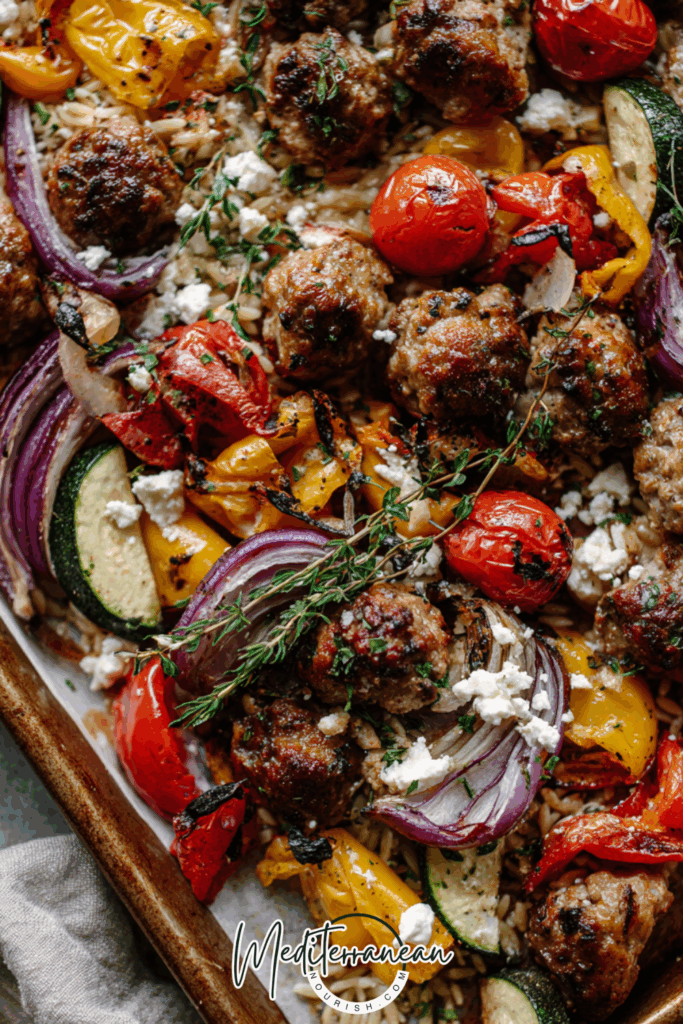 Garlic-Herb Chickpea & Cauliflower Sheet-Pan
