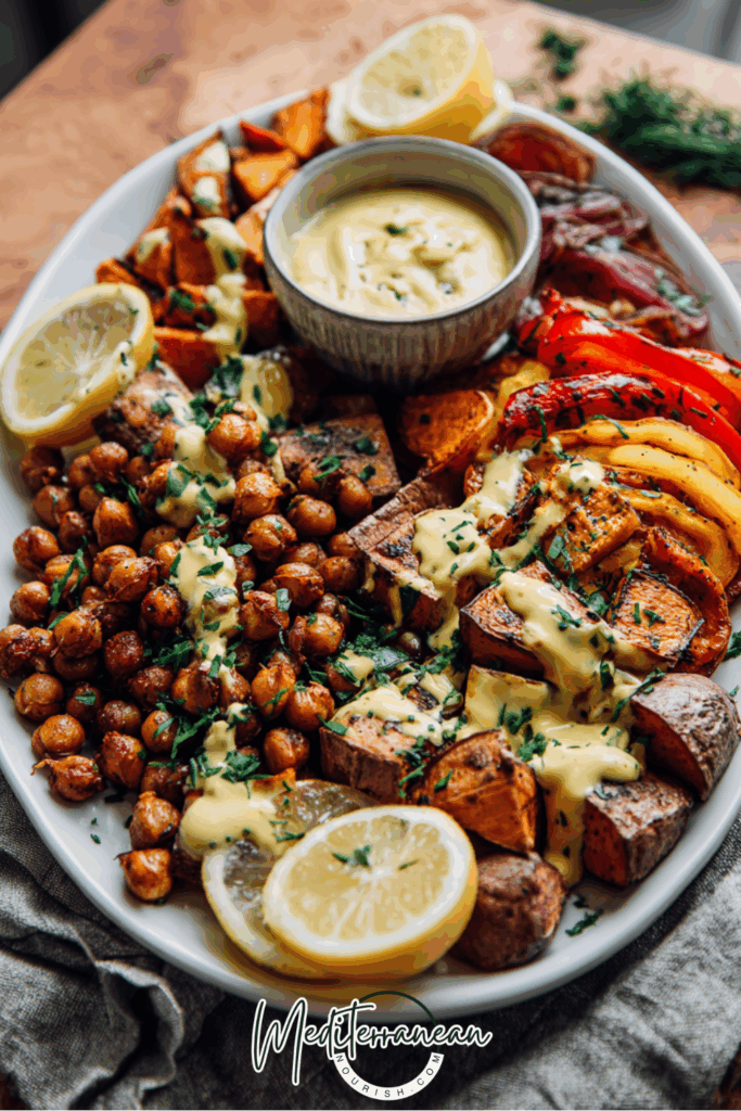 Roasted Chickpea & Veggie Power Plate