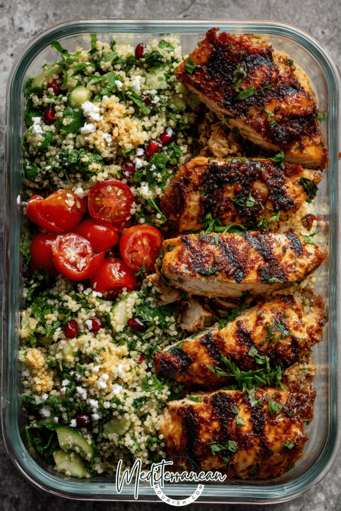 Quinoa Tabbouleh & Grilled Chicken Boxes