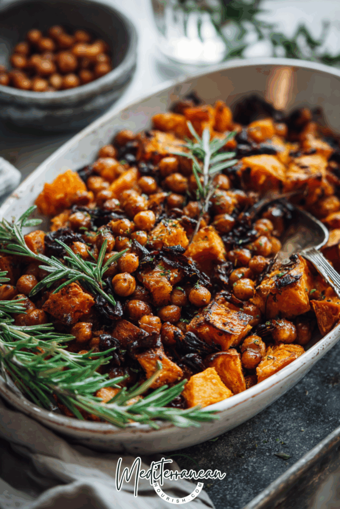 Sweet Potato & Chickpea Hash with Rosemary