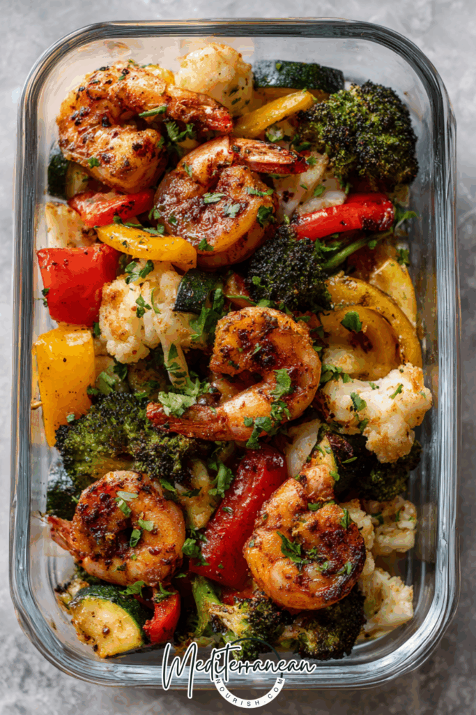 Mediterranean Shrimp & Veggie Stir-Fry