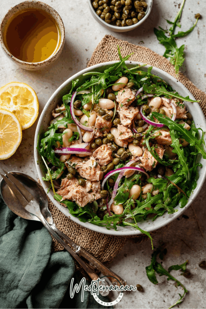 Mediterranean Tuna & White Bean Salad