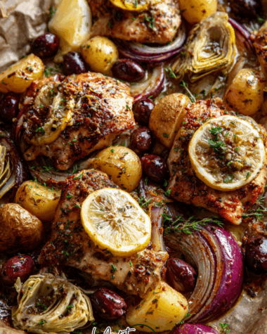 Mediterranean sheet pan dinners