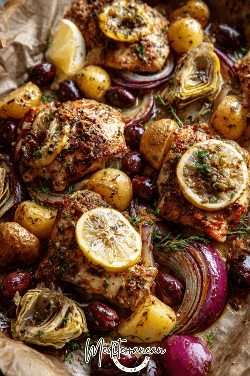 Mediterranean sheet pan dinners
