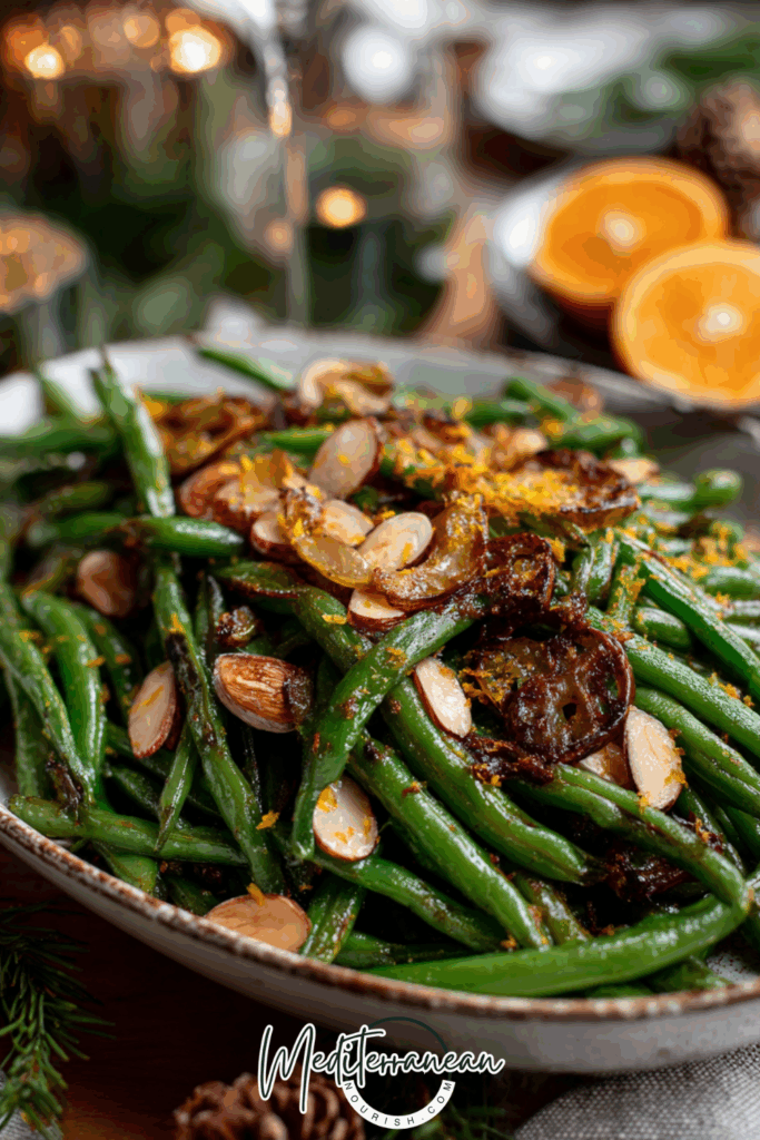 Citrus & Olive-Oil Green Beans with Toasted Almonds