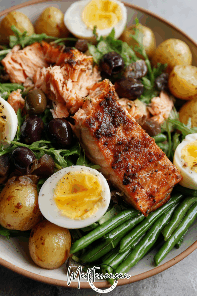 Salmon Nicoise-Style Bowl