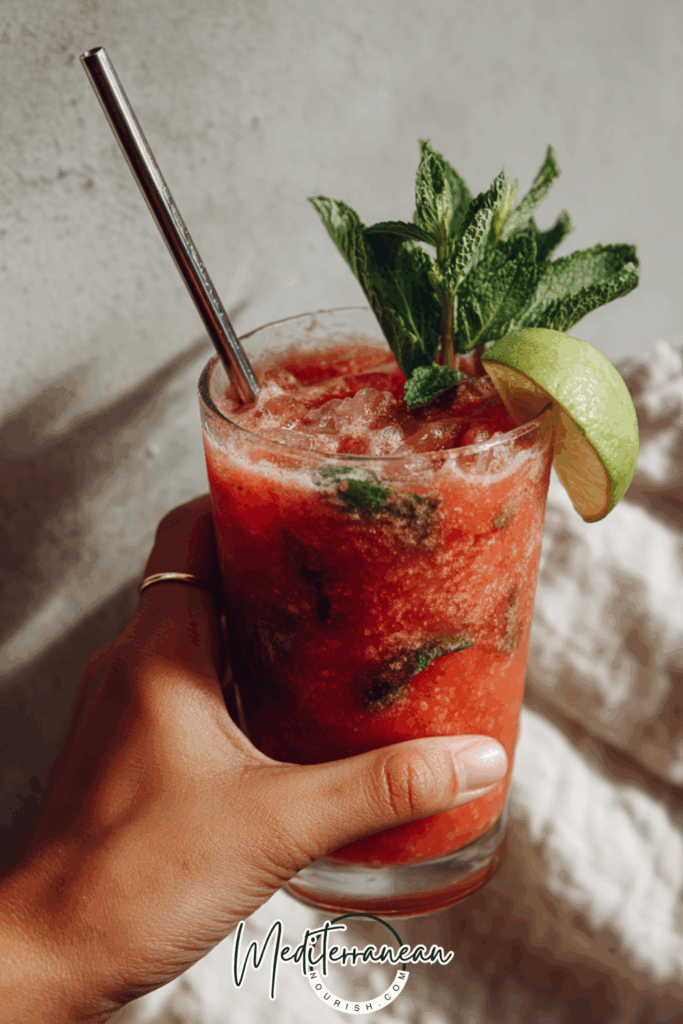 Watermelon + Mint Hydration Smoothie