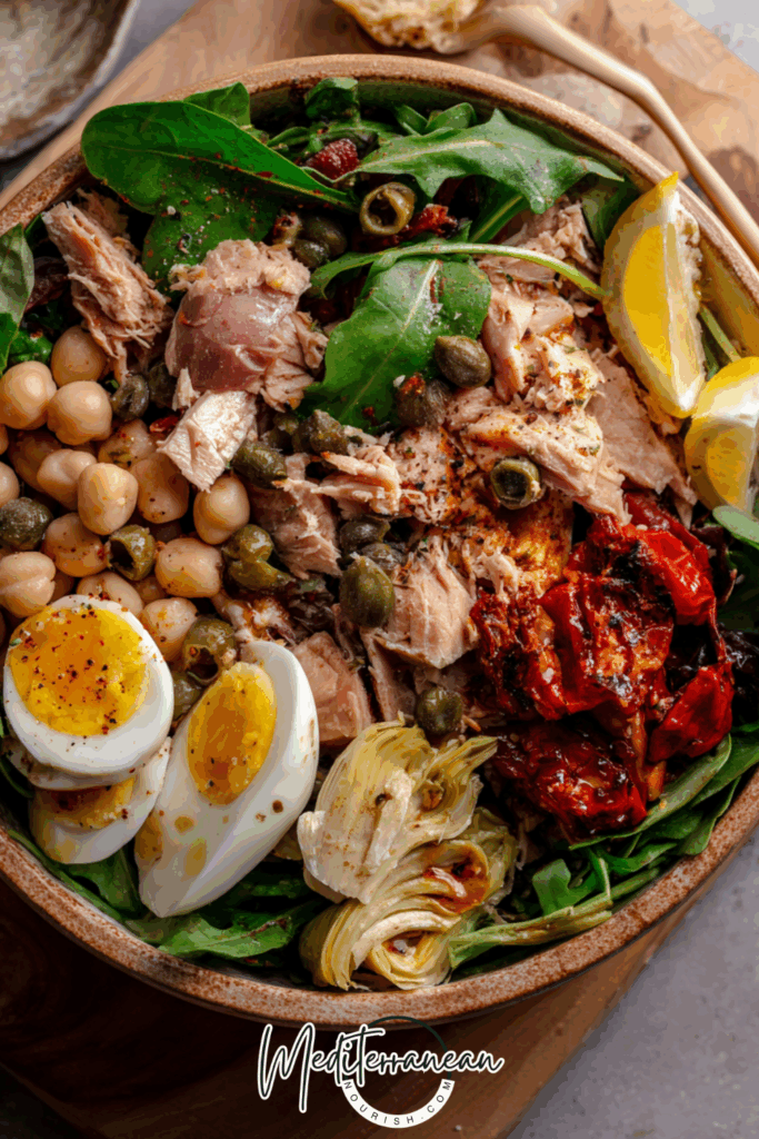 Mediterranean Tuna Salad Bowl