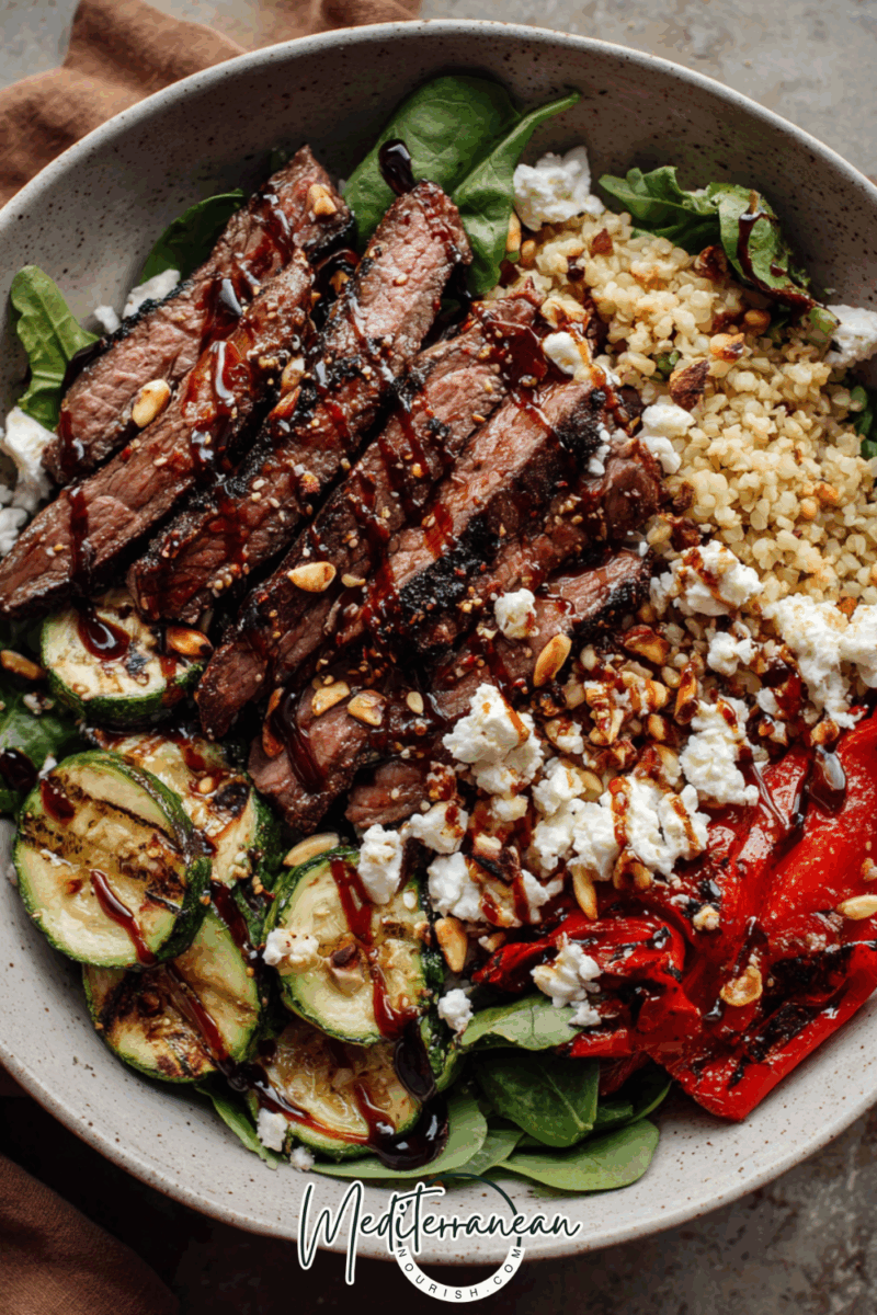 Mediterranean Steak Bowl (Yes, Really!)