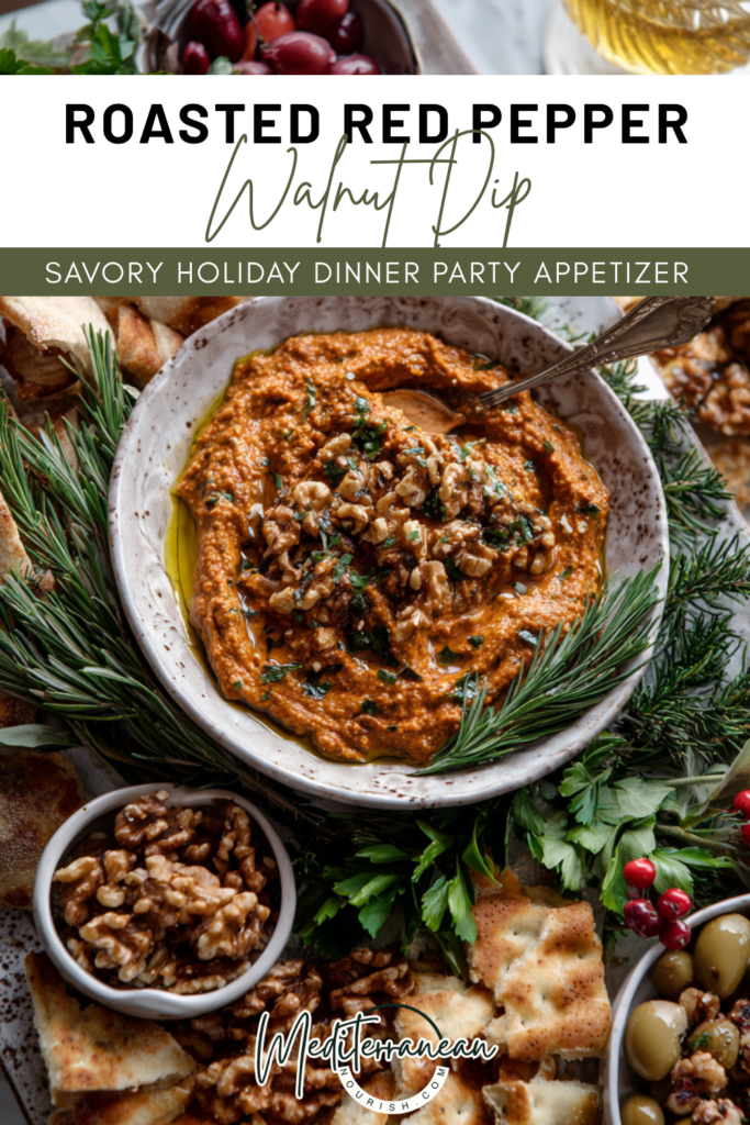 Roasted Red Pepper & Walnut Dip (Muhammara)