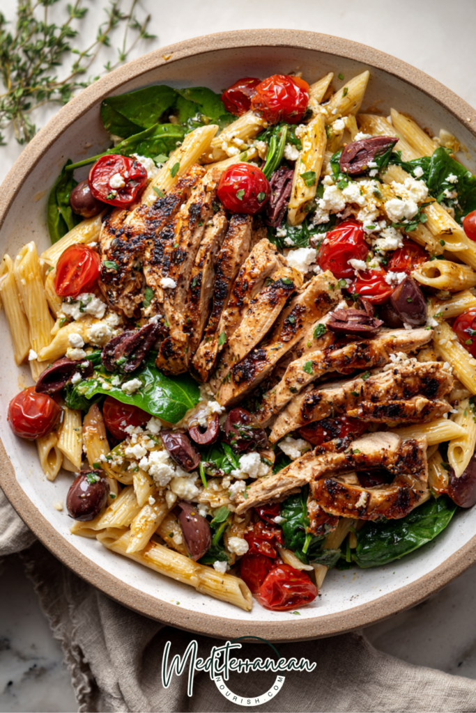 Greek Chicken Pasta
