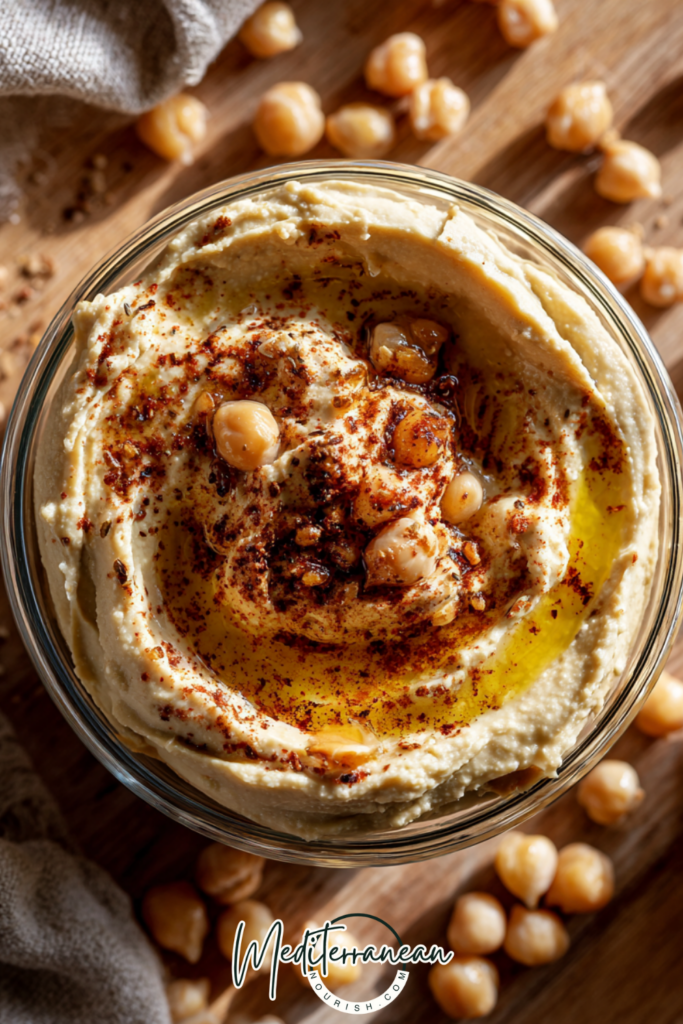 Homemade Mediterranean Hummus