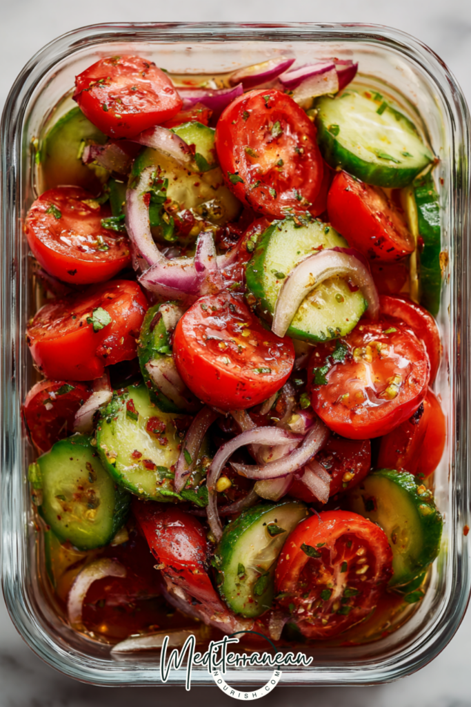Quick Cucumber Tomato Salad