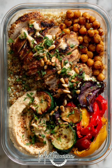 Mediterranean bowl recipes - meal prep