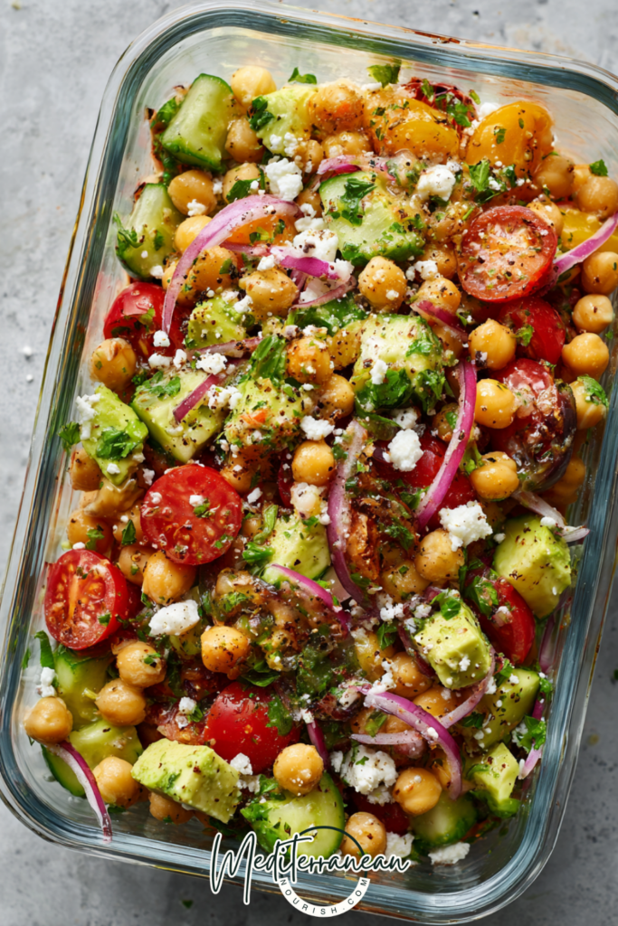 How to Meal Prep This Chickpea Salad