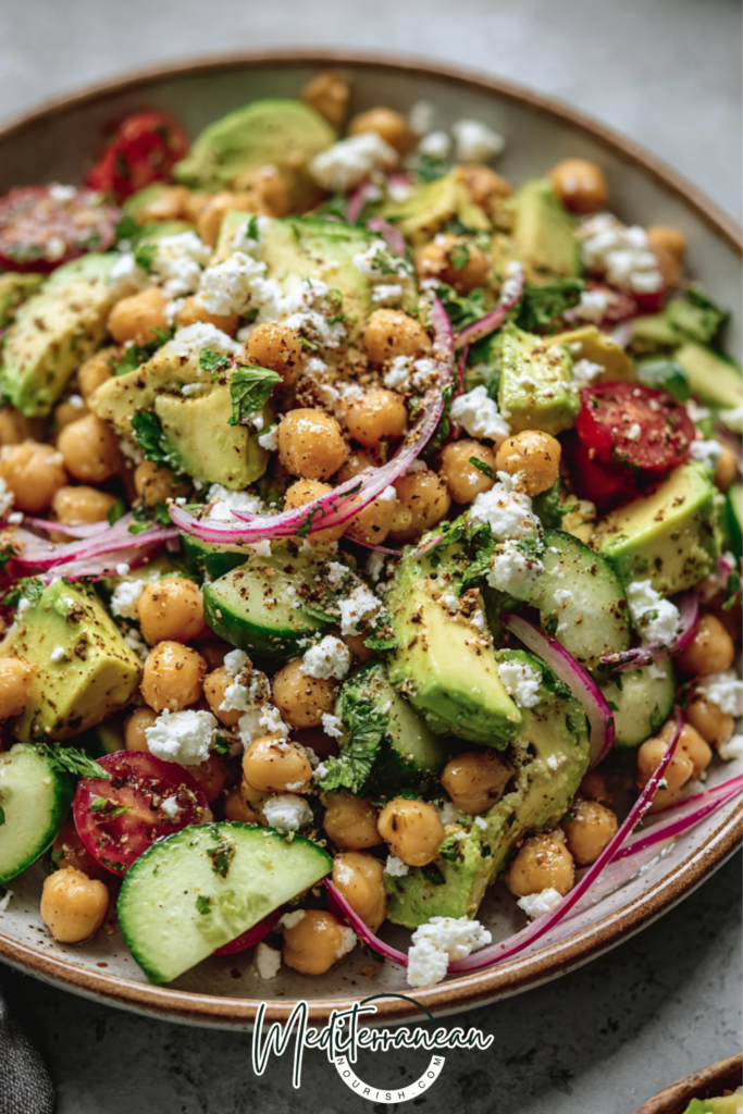 Chickpea salad recipe for lunch