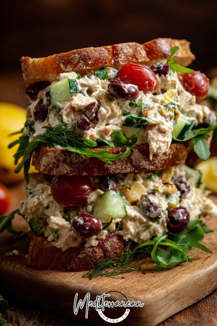 Mediterranean chicken salad recipe